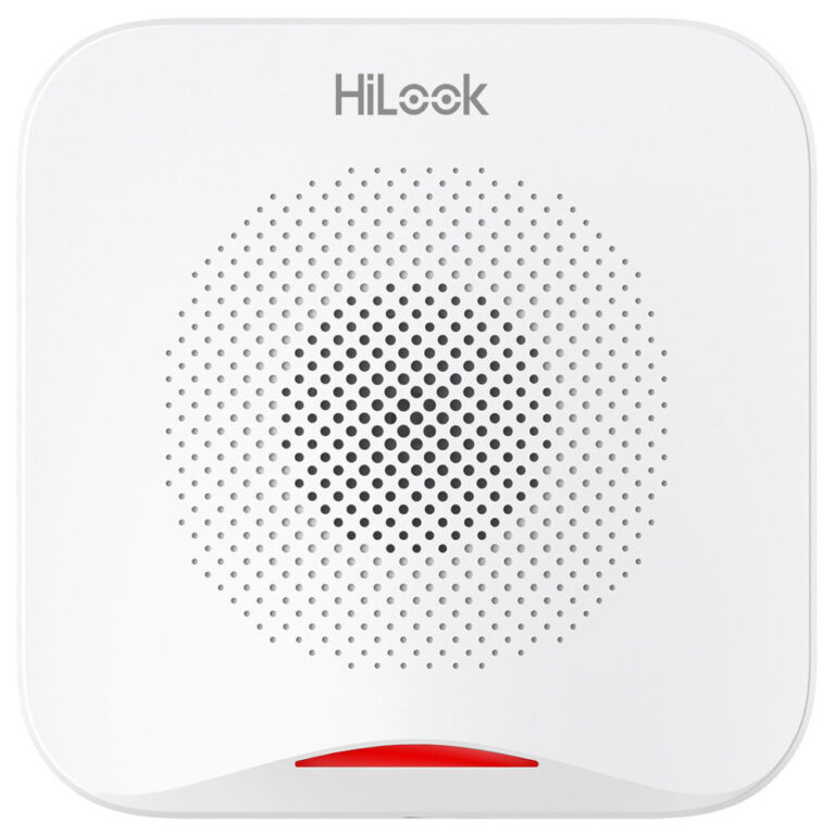Sirena de interior wireless Hikvision HiLook ALARM-S201-WE(Red), 868.6Mhz, pana la 1600m, 4x baterie AA