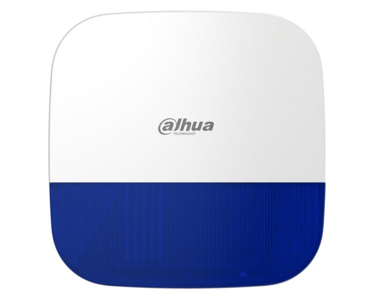 Sirena wireless de exterior Dahua, 12VDC, 110dB, IP65, ARA13-W2(868)BLUE