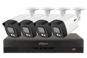 Sistem 4 camere exterior Iluminare duala 40m, Lentila 2.8 mm, Audio, DVR 4 canale Dahua KITSAF-4X-5MP28IL40 Sistem 4 camere exterior Iluminare duala 40m, Lentila 2.8 mm, Audio, DVR 4 canale Dahua KITSAF-4X-5MP28IL40