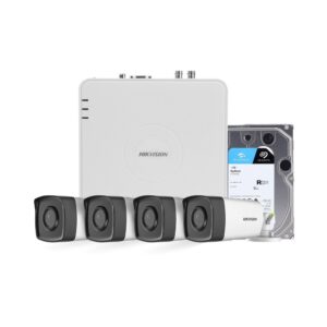 Sistem supraveghere exterior Hikvision TurboHD HK-4EXT40M-2MP-1TB-V2, 4 camere, 2 MP, IR 40 m, 2.8 mm, HDD 1TB Sistem supraveghere exterior Hikvision TurboHD HK-4EXT40M-2MP-1TB-V2, 4 camere, 2 MP, IR 40 m, 2.8 mm, HDD 1TB