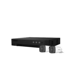 Sistem supraveghere exterior basic HikVision, 2 camere, 5 MP, IR 40 m, 2.8 mm, microfon Sistem supraveghere exterior basic HikVision, 2 camere, 5 MP, IR 40 m, 2.8 mm, microfon