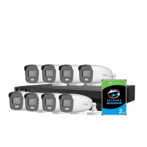 Sistem supraveghere exterior cu lumina duala Hikvision HiLook KIT-HL-M-8C-C-0004, 3K, 2.8 mm, IR/lumina alba 40 m, microfon, HDD 2TB Sistem supraveghere exterior cu lumina duala Hikvision HiLook KIT-HL-M-8C-C-0004, 3K, 2.8 mm, IR/lumina alba 40 m, microfon, HDD 2TB