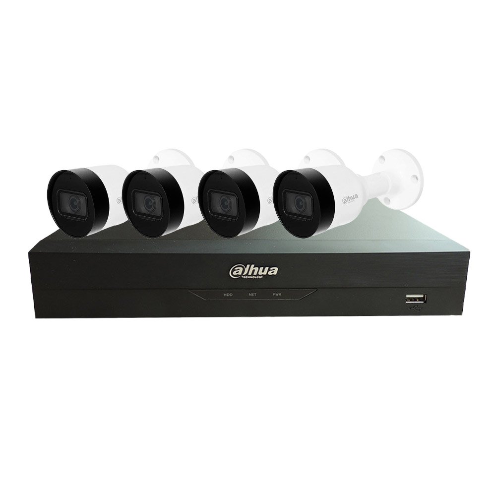 Sistem supraveghere exterior Dahua Acvil ACVDH-B4EXTIR20-8MP, 2.8 mm, 8 MP, IR 20 m Sistem supraveghere exterior Dahua Acvil ACVDH-B4EXTIR20-8MP, 2.8 mm, 8 MP, IR 20 m