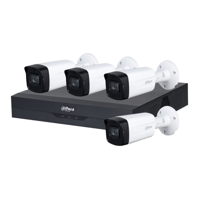 Sistem supraveghere exterior Dahua DH-B4EXT80M-5MP, 4 camere, 5 MP, IR 80 m, IoT Sistem supraveghere exterior Dahua DH-B4EXT80M-5MP, 4 camere, 5 MP, IR 80 m, IoT