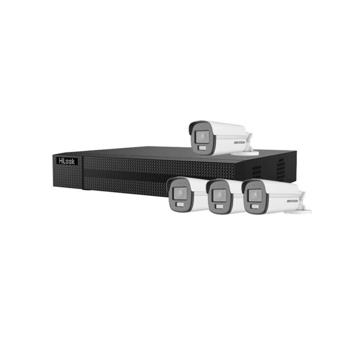 Sistem supraveghere exterior Hikvision HiLook TurboHD ColorVu KIT-HK-4EXT5MP40LA-V2, 4 camere, 5 MP, lumina alba 40 m, 2.8 mm Sistem supraveghere exterior Hikvision HiLook TurboHD ColorVu KIT-HK-4EXT5MP40LA-V2, 4 camere, 5 MP, lumina alba 40 m, 2.8 mm