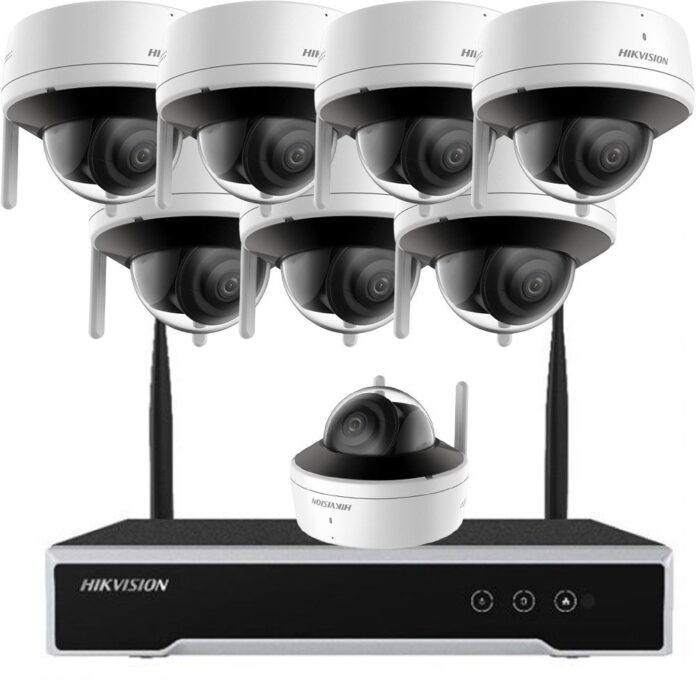 Sistem supraveghere exterior IP WiFi Hikvision KIT-HK-WF-8INT2MP30IR-A, 8 camere, 2 MP, 2.8 mm, IR 30 m, slot card, microfon si difuzor Sistem supraveghere exterior IP WiFi Hikvision KIT-HK-WF-8INT2MP30IR-A, 8 camere, 2 MP, 2.8 mm, IR 30 m, slot card, microfon si difuzor