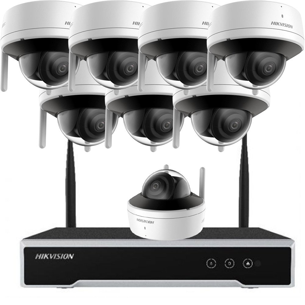 Sistem supraveghere exterior IP WiFi Hikvision KIT-HK-WF-8INT2MP30IR-A, 8 camere, 2 MP, 2.8 mm, IR 30 m, slot card, microfon si difuzor Sistem supraveghere exterior IP WiFi Hikvision KIT-HK-WF-8INT2MP30IR-A, 8 camere, 2 MP, 2.8 mm, IR 30 m, slot card, microfon si difuzor
