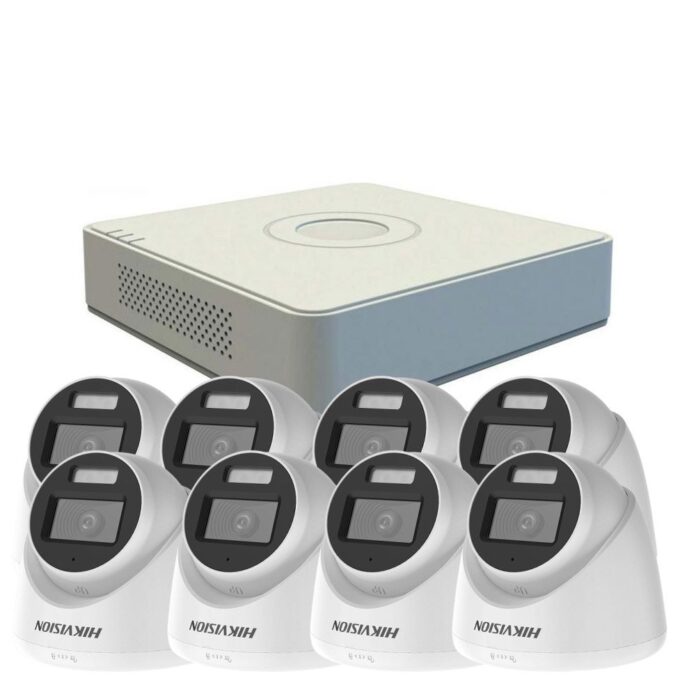 Sistem supraveghere interior Hikvision Smart Hybrid Light KIT-HK-8INT2MP40IR20LA, 2 MP, IR 40 m, lumina alba 20 m, 2.8 mm Sistem supraveghere interior Hikvision Smart Hybrid Light KIT-HK-8INT2MP40IR20LA, 2 MP, IR 40 m, lumina alba 20 m, 2.8 mm