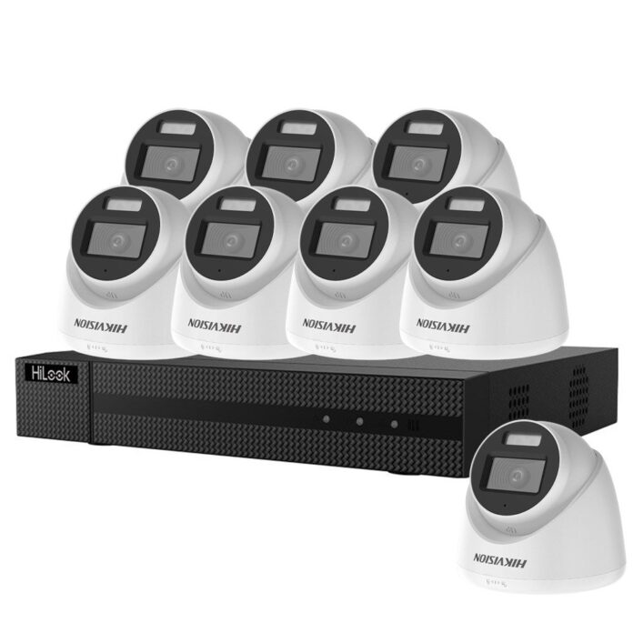 Sistem supraveghere interior Hikvision Smart Hybrid Light KIT-HK-8INT5MP40IR20LA, 5 MP, IR 40 m, lumina alba 20 m, 2.8 mm Sistem supraveghere interior Hikvision Smart Hybrid Light KIT-HK-8INT5MP40IR20LA, 5 MP, IR 40 m, lumina alba 20 m, 2.8 mm