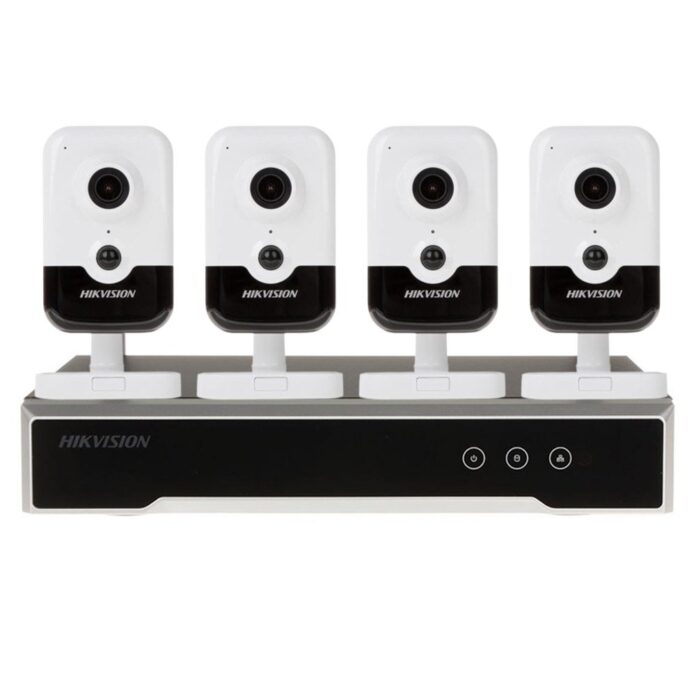 Sistem supraveghere interior IP WiFi Hikvision KIT-HK-WF-4INT4MP10IR-P-A, 4 MP, IR 10 m, 2.8 mm, microfon, slot card, PoE Sistem supraveghere interior IP WiFi Hikvision KIT-HK-WF-4INT4MP10IR-P-A, 4 MP, IR 10 m, 2.8 mm, microfon, slot card, PoE