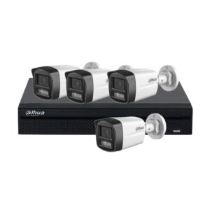 Sistem supraveghere IP exterior basic Dahua DH-B4EXTIRA30M-M, 4 camere, 4 MP, 2.8 mm, IR/lumina alba 30 m, microfon, PoE Sistem supraveghere IP exterior basic Dahua DH-B4EXTIRA30M-M, 4 camere, 4 MP, 2.8 mm, IR/lumina alba 30 m, microfon, PoE