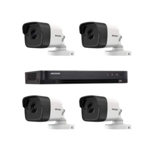 Sistem supraveghere video Hikvision full HD 4 camere, Ir 40m Sistem supraveghere video Hikvision full HD 4 camere, Ir 40m