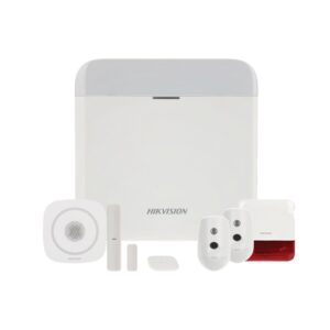 Sistem alarma antiefractie Hikvision Cam Security, LAN, WiFi, GPRS, 16 partitii, 64 zone/iesiri, 32 utilizatori, 868 MHz Sistem alarma antiefractie Hikvision Cam Security, LAN, WiFi, GPRS, 16 partitii, 64 zone/iesiri, 32 utilizatori, 868 MHz