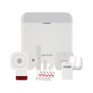 Sistem alarma antiefractie Hikvision Full Security, LAN, WiFi, GPRS, 16 partitii, 64 zone/iesiri, 32 utilizatori, 868 MHz Sistem alarma antiefractie Hikvision Full Security, LAN, WiFi, GPRS, 16 partitii, 64 zone/iesiri, 32 utilizatori, 868 MHz