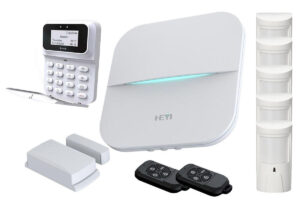 Sistem de alarma GSM wireless Heyi, 6 zone, Wi-Fi, TCP/IP, HY-W20-5PIR-KEY Sistem de alarma GSM wireless Heyi, 6 zone, Wi-Fi, TCP/IP, HY-W20-5PIR-KEY
