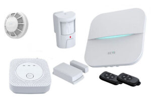 Sistem de alarma wireless Heyi, Wi-Fi, 4 zone, Android/iOS, PSTN, TCP/IP HY-W21-FG Sistem de alarma wireless Heyi, Wi-Fi, 4 zone, Android/iOS, PSTN, TCP/IP HY-W21-FG
