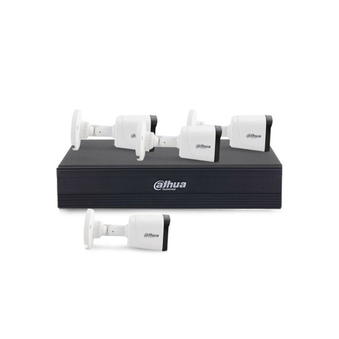 Sistem supraveghere exterior basic Dahua DH-4EXTIR20-2MP-A, 4 camere, 2 MP, 3.6 mm, IR 20 m, microfon Sistem supraveghere exterior basic Dahua DH-4EXTIR20-2MP-A, 4 camere, 2 MP, 3.6 mm, IR 20 m, microfon