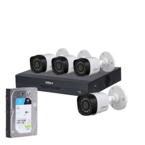 Sistem supraveghere exterior basic Dahua WizSense DH-B4EXT8MP-20M, 4 camere, 4K, IR 20 m, 2.8 mm, POS, IoT Sistem supraveghere exterior basic Dahua WizSense DH-B4EXT8MP-20M, 4 camere, 4K, IR 20 m, 2.8 mm, POS, IoT