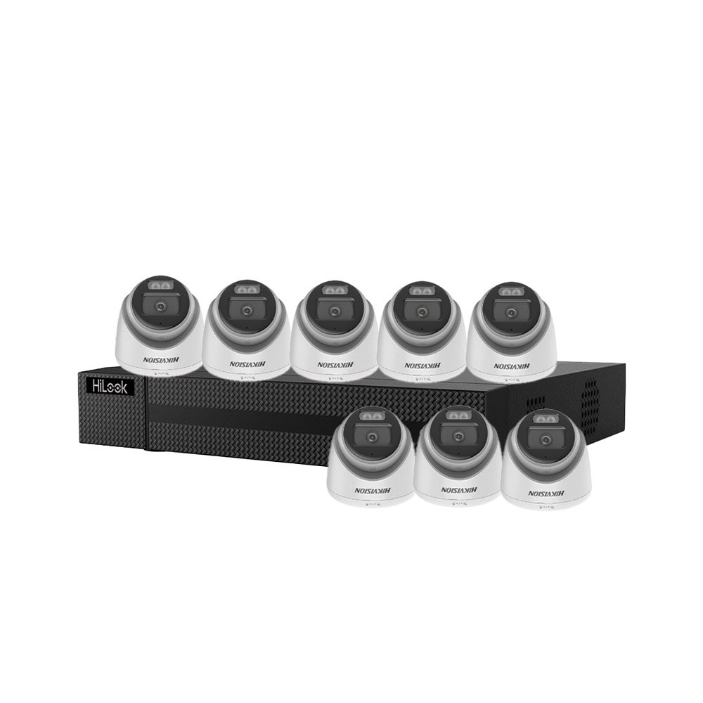 Sistem supraveghere interior Hikvision HiLook AcuSense ColorVU Smart Hybrid KIT-HK-8INT3K40IRLA-A-V2, 8 camere, 5 MP, 2.8 mm, IR/lumina alba LED 40 m, microfon Sistem supraveghere interior Hikvision HiLook AcuSense ColorVU Smart Hybrid KIT-HK-8INT3K40IRLA-A-V2, 8 camere, 5 MP, 2.8 mm, IR/lumina alba LED 40 m, microfon