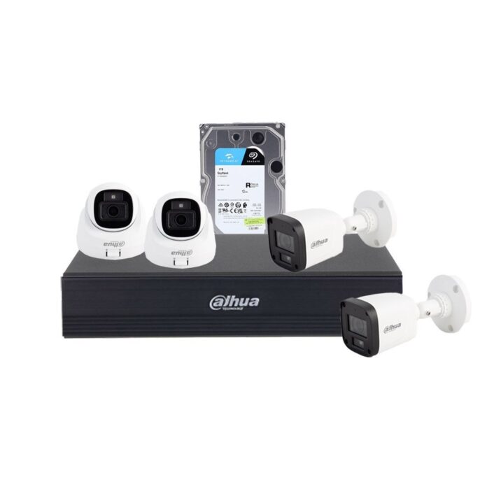 Sistem supraveghere mixt Dahua DH-4MXTIR20-2MP-1TB, 2 MP, 2.8/3.6 mm, IR 20 m, HDD 1 TB Sistem supraveghere mixt Dahua DH-4MXTIR20-2MP-1TB, 2 MP, 2.8/3.6 mm, IR 20 m, HDD 1 TB