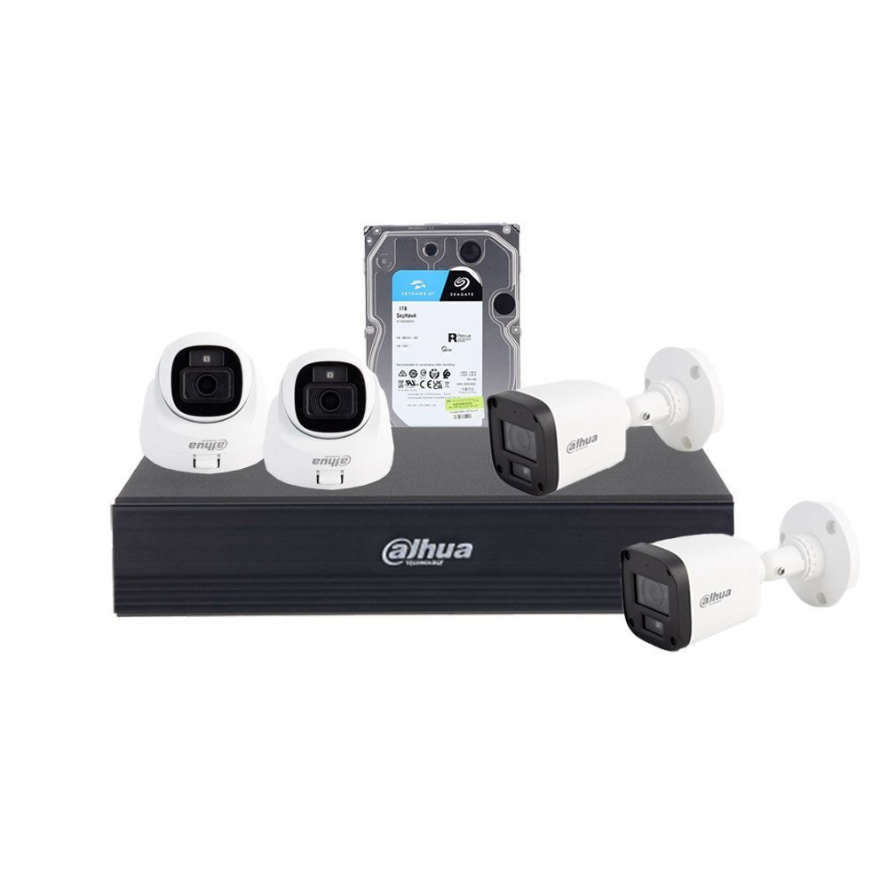 Sistem supraveghere mixt Dahua DH-4MXTIR20-2MP-1TB, 2 MP, 2.8/3.6 mm, IR 20 m, HDD 1 TB Sistem supraveghere mixt Dahua DH-4MXTIR20-2MP-1TB, 2 MP, 2.8/3.6 mm, IR 20 m, HDD 1 TB