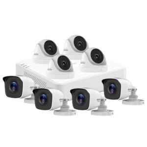Sistem supraveghere mixt Hikvision HiWatch HW-8MXTIR20-2MP, 4 camere exterior / 4 camere interior, 2 MP, 2.8 mm, IR 20 Sistem supraveghere mixt Hikvision HiWatch HW-8MXTIR20-2MP, 4 camere exterior / 4 camere interior, 2 MP, 2.8 mm, IR 20