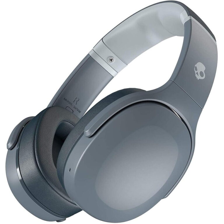 Casti Wireless SKULLCANDY Crusher Evo S6EVW-S951, Bluetooth 5.0, On-Ear, Microfon (Alb)
