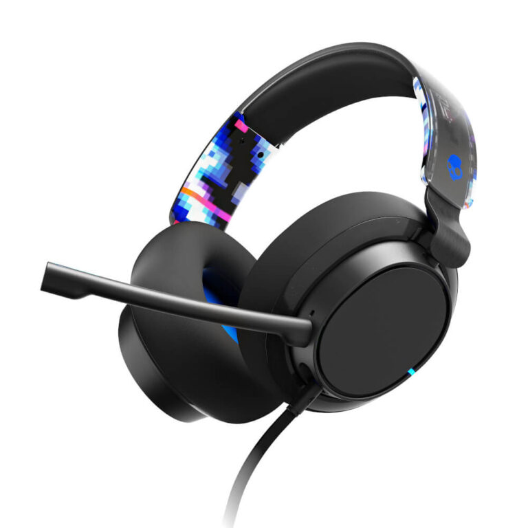 Casti Gaming cu microfon Skullcandy Slyr Pro Multi Platform, Cu fir, Negru/Verde