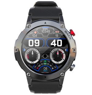 Smartwatch Cubot C21, Negru, 1.32 HD, HRV, ECG, Monitorizare sanatate si somn, Moduri sport, Bluetooth Call, 300 mAh, Android 6.0 iOS 10.0 sau mai recent Smartwatch Cubot C21, Negru, 1.32 HD, HRV, ECG, Monitorizare sanatate si somn, Moduri sport, Bluetooth Call, 300 mAh, Android 6.0 iOS 10.0 sau mai recent