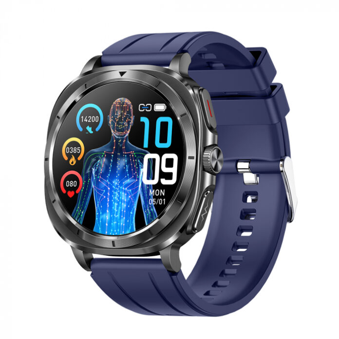 Smartwatch iSEN ET492, Curea silicon negru, 1.43 AMOLED HD, HRV, ECG, Monitorizare sanatate, Functii sport, Bluetooth Call, 380 mAh, Android 5.0 or iOS 10.0 sau mai recent, NFC pentru lacate Smartwatch iSEN ET492, Curea silicon negru, 1.43 AMOLED HD, HRV, ECG, Monitorizare sanatate, Functii sport, Bluetooth Call, 380 mAh, Android 5.0 or iOS 10.0 sau mai recent, NFC pentru lacate