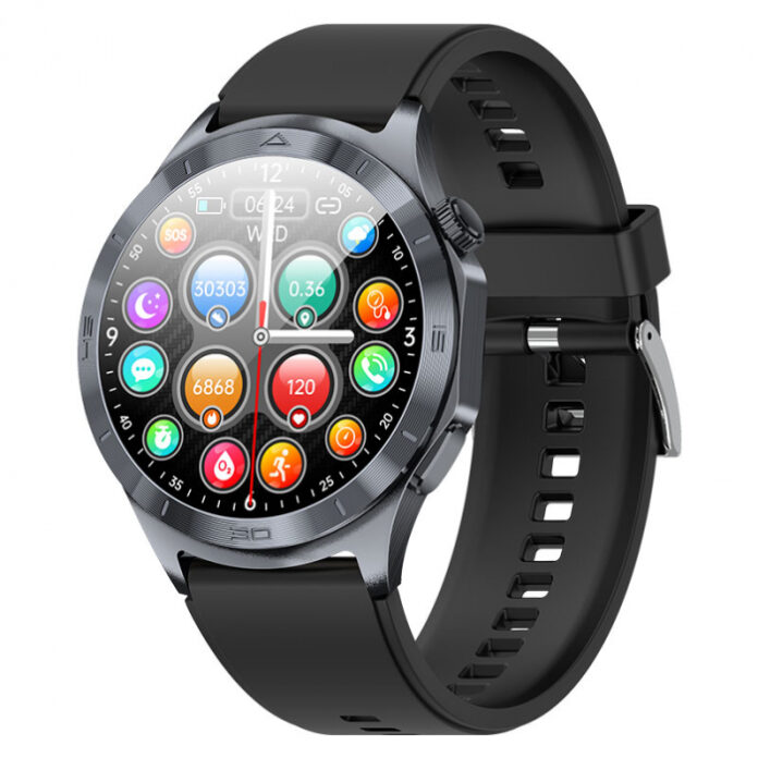 Smartwatch iSEN JT600 Negru, 1.43 AMOLED, Monitorizare Somn, Glicemie, SpO2+ECG, HR, Apel Bt, SOS, Asistent Vocal, Monitorizare Menstruala + Dispozitiv cu electrozi Smartwatch iSEN JT600 Negru, 1.43 AMOLED, Monitorizare Somn, Glicemie, SpO2+ECG, HR, Apel Bt, SOS, Asistent Vocal, Monitorizare Menstruala + Dispozitiv cu electrozi