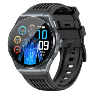 Smartwatch iSEN JA03 Negru, AMOLED 1.43 HD, Glicemie, Apel Bt, Apel SOS, Asist. vocala, Nivel radiatii, EKG, Acid uric, Lipide sange, Masa Smartwatch iSEN JA03 Negru, AMOLED 1.43 HD, Glicemie, Apel Bt, Apel SOS, Asist. vocala, Nivel radiatii, EKG, Acid uric, Lipide sange, Masa