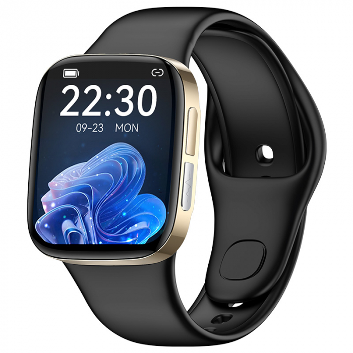 Smartwatch iSEN JL08 Gri+Negru, 1.72 inch HD, Apel bluetooth, Asistent vocal, HR, Glicemie, VO2max, ECG, temperatura, NFC, IP67, 270mAh Smartwatch iSEN JL08 Gri+Negru, 1.72 inch HD, Apel bluetooth, Asistent vocal, HR, Glicemie, VO2max, ECG, temperatura, NFC, IP67, 270mAh