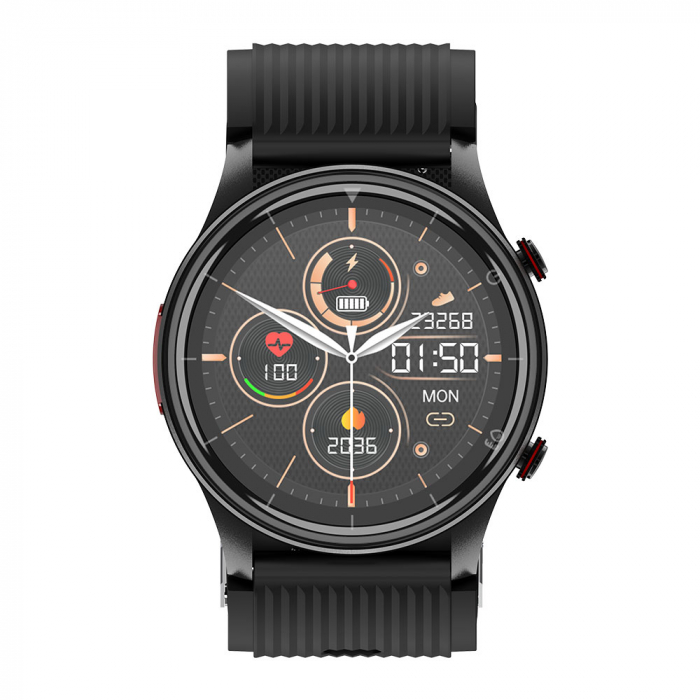 Smartwatch iSEN P700 Negru, AMOLED 1.43 , Monitorizare tensiune cu pompa de aer, ECG, Puls, Oxigen, Temperatura, Somn si Sanatate, Moduri sport, Apel BT, Control muzica, 300mAh Smartwatch iSEN P700 Negru, AMOLED 1.43 , Monitorizare tensiune cu pompa de aer, ECG, Puls, Oxigen, Temperatura, Somn si Sanatate, Moduri sport, Apel BT, Control muzica, 300mAh