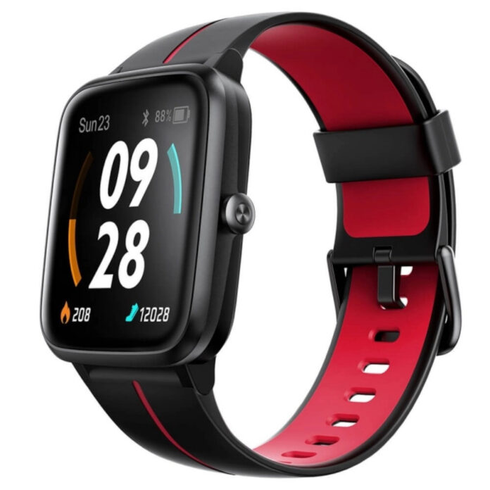 Smartwatch Ulefone Watch GPS, Waterproof, Negru/Rosu Smartwatch Ulefone Watch GPS, Waterproof, Negru/Rosu