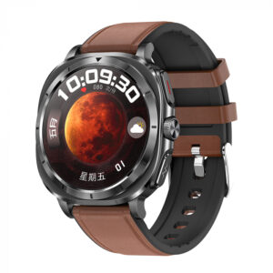 Smartwatch iSEN ET492, Curea piele negru, 1.43 AMOLED HD, HRV, ECG, Monitorizare sanatate, Functii sport, Bluetooth Call, 380 mAh, Android 5.0 or iOS 10.0 sau mai recent, NFC pentru lacate Smartwatch iSEN ET492, Curea piele negru, 1.43 AMOLED HD, HRV, ECG, Monitorizare sanatate, Functii sport, Bluetooth Call, 380 mAh, Android 5.0 or iOS 10.0 sau mai recent, NFC pentru lacate