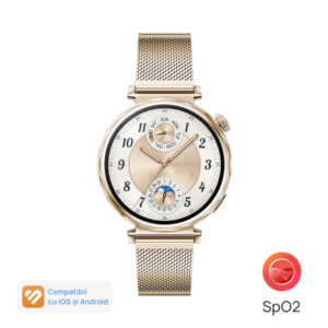 Smartwatch Huawei Watch GT5, 41mm, Gold Milanese Strap Smartwatch Huawei Watch GT5, 41mm, Gold Milanese Strap