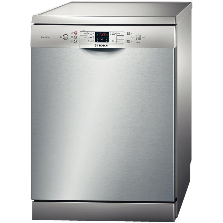 Masina de spalat vase Bosch SMS53L68EU, 12 Seturi, 5 Programe, Clasa A++, 60 cm, Argintiu/Inox