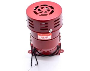 Sonerie de alarma cu motor 220V, 110dB, rosie, ALX-14G006 Sonerie de alarma cu motor 220V, 110dB, rosie, ALX-14G006
