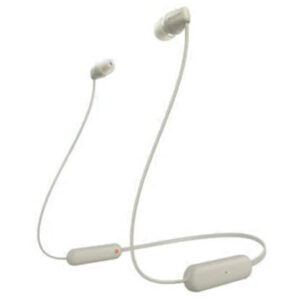 Casti In-Ear Sony WI-C100C, Wireless, Bluetooth, IPX4, Microfon, Fast pair, Autonomie 25 ore, Bej Casti In-Ear Sony WI-C100C, Wireless, Bluetooth, IPX4, Microfon, Fast pair, Autonomie 25 ore, Bej