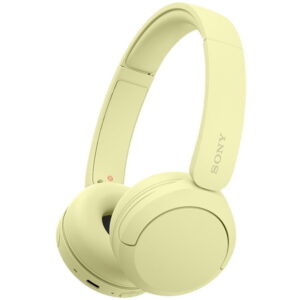 Casti Stereo Sony WH-CH520Y, Wireless, Bluetooth, Microfon, Multipoint connection, Quick Charge, Autonomie 50 ore (Galben) Casti Stereo Sony WH-CH520Y, Wireless, Bluetooth, Microfon, Multipoint connection, Quick Charge, Autonomie 50 ore (Galben)