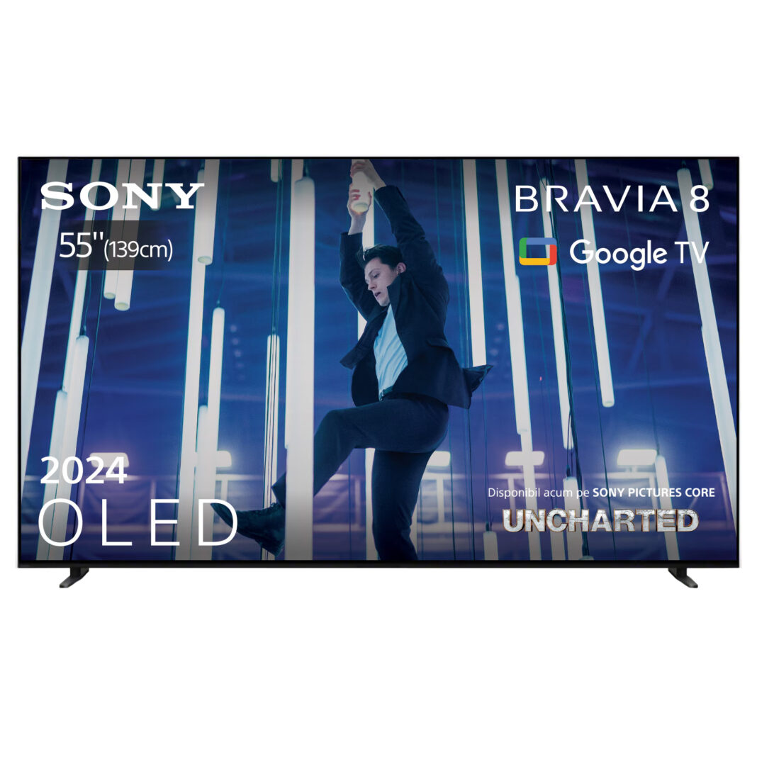 Televizor smart OLED Sony BRAVIA 8 65XR80 (Model 2024), 164 cm, 4K Ultra HD, 120 Hz, Clasa E Televizor smart OLED Sony BRAVIA 8 65XR80 (Model 2024), 164 cm, 4K Ultra HD, 120 Hz, Clasa E