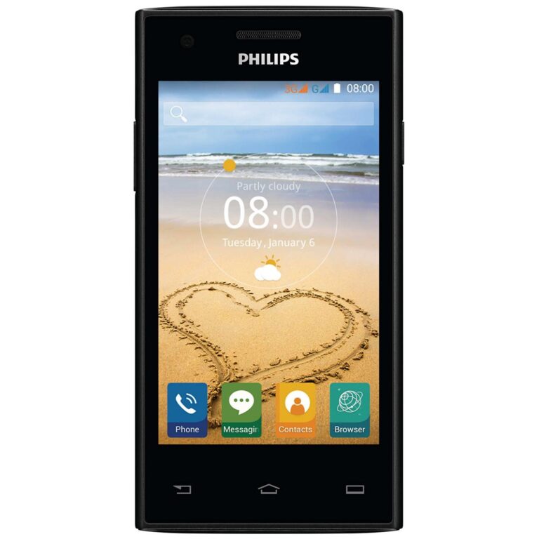Telefon mobil Philips S309, 8GB, Dual SIM, Rosu