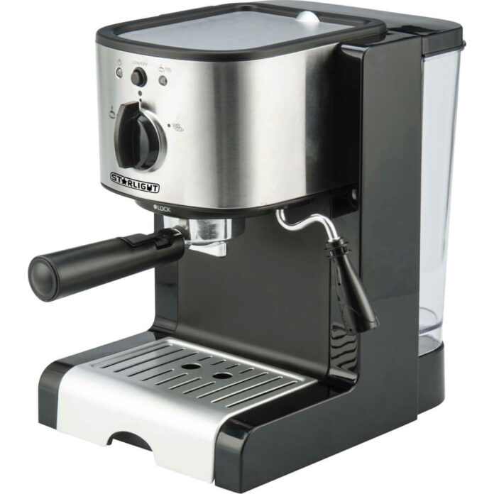 Espressor manual Star-Light EMD-1515, 1350 W, 1.5 l, 15 Bar, Dispozitiv spumare, Negru/Inox Espressor manual Star-Light EMD-1515, 1350 W, 1.5 l, 15 Bar, Dispozitiv spumare, Negru/Inox
