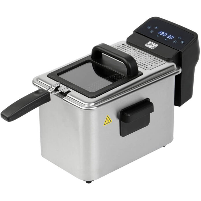 Friteuza Star-Light Pro OFB-4020SS, 2000 W, 2 kg, Display LED, Control Touch, 5 programe presetate, Cuva detasabila, Argintiu Friteuza Star-Light Pro OFB-4020SS, 2000 W, 2 kg, Display LED, Control Touch, 5 programe presetate, Cuva detasabila, Argintiu