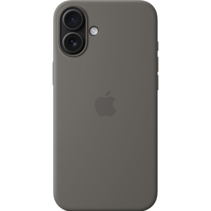 Husa de protectie Apple cu MagSafe pentru iPhone 16 Plus, Silicon, Stone Gray Husa de protectie Apple cu MagSafe pentru iPhone 16 Plus, Silicon, Stone Gray