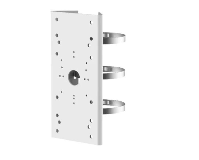 Suport pentru montare camera de supraveghere pe stalp, diametre de la 67 la 127mm, Hikvision DS-1275ZJ-SUS