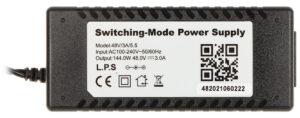 Alimentator pentru NVR-uri PoE, 48V, 3A, 48V/3A/5.5 Alimentator pentru NVR-uri PoE, 48V, 3A, 48V/3A/5.5