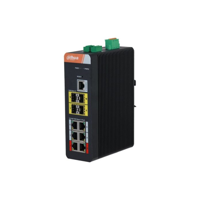 Switch cu 10 porturi Dahua IS4410-6GT-120, MAC 8K, 56 Gbps, cu management, PoE Switch cu 10 porturi Dahua IS4410-6GT-120, MAC 8K, 56 Gbps, cu management, PoE