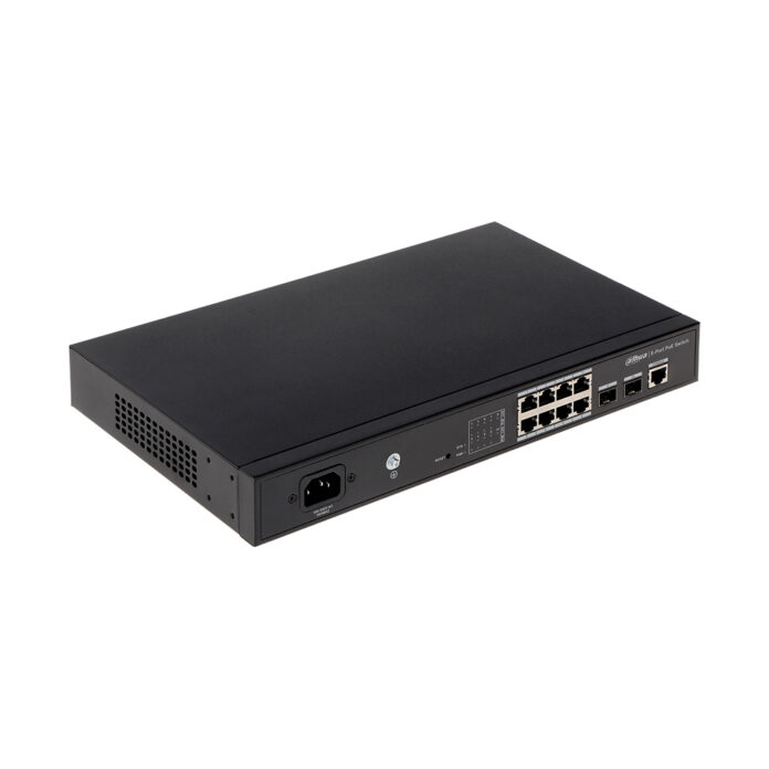Switch cu 8 Porturi PoE Dahua PFS4210-8GT-150, 8000 MAC, 20 Gbps, cu management Switch cu 8 Porturi PoE Dahua PFS4210-8GT-150, 8000 MAC, 20 Gbps, cu management